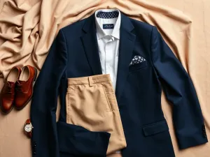 Jakie spodnie do granatowej marynarki? Porady stylizacyjne