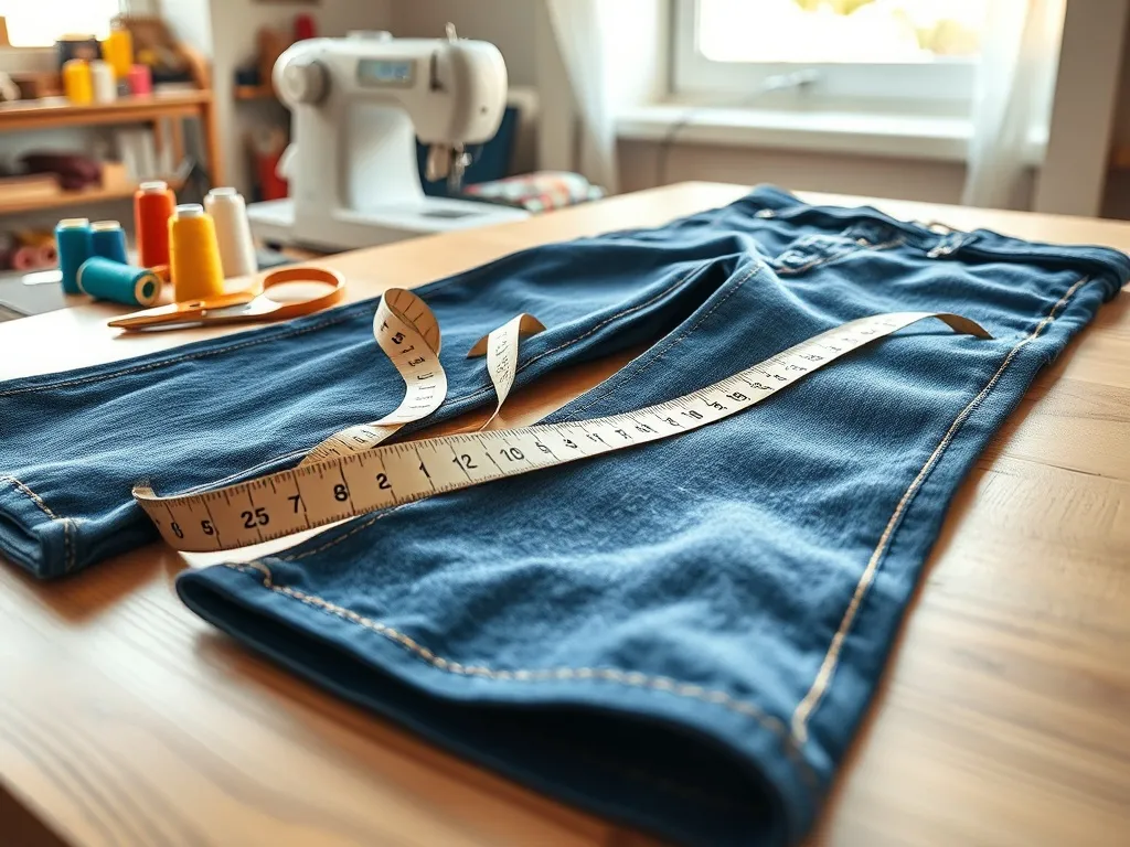 Jak skrócić spodnie dzwony? Praktyczny przewodnik krok po kroku