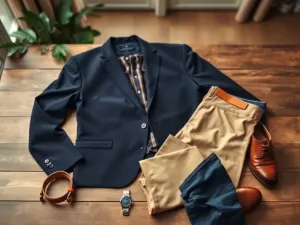 Jakie spodnie do granatowej marynarki będą najlepsze?