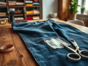 Jak poprawić spodnie w kroku?