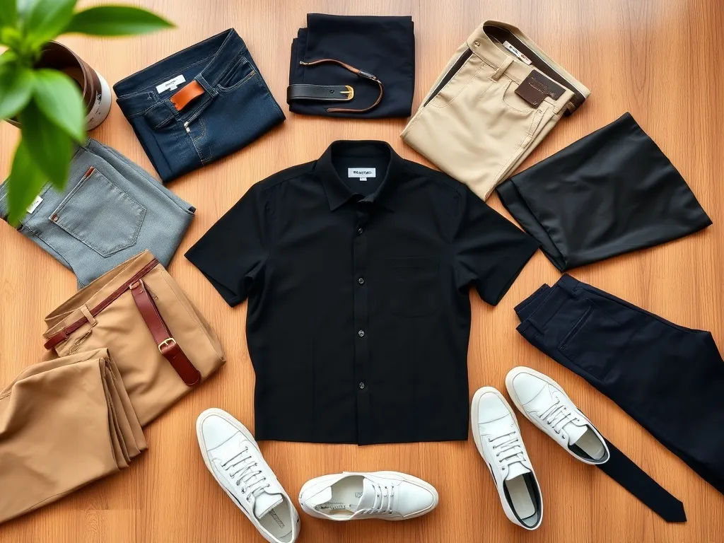 Jakie spodnie do czarnej koszuli? Pomysły na stylizację